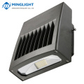 Outdoor led wall pack light 90-180 degree adjustable wall bracket DLC listed full cut-off wall pack light